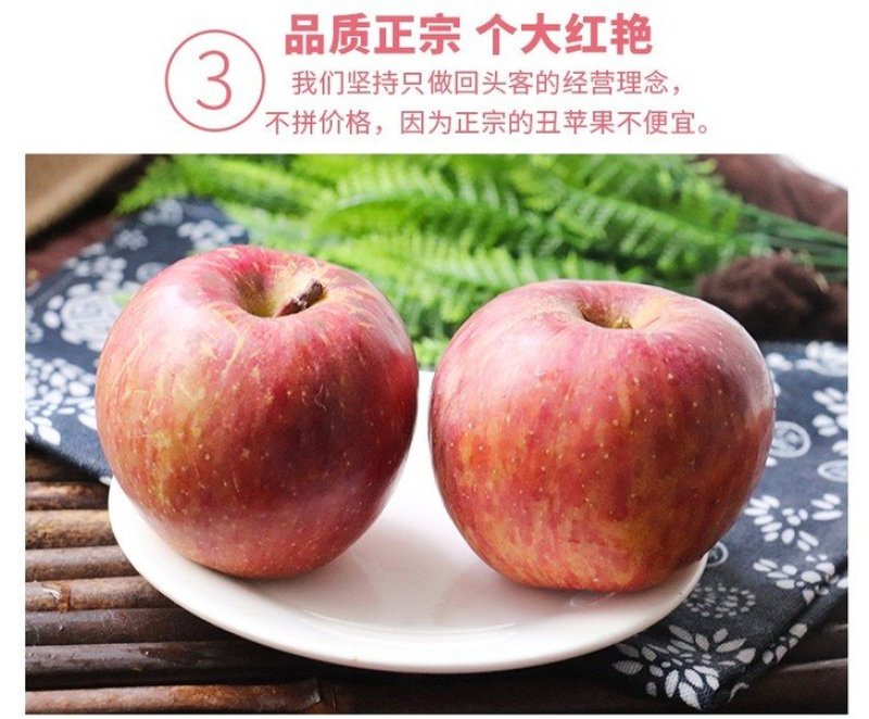 [一件代发]大凉山盐源丑苹果冰糖心丑苹果新鲜采摘产地直发