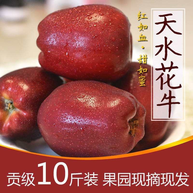 苹果好吃的天水花牛大苹果。现摘现发，量大从优