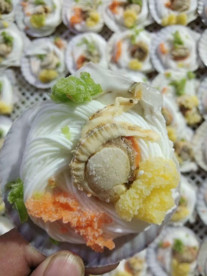 蒜蓉粉丝扇贝一袋6片一件12袋