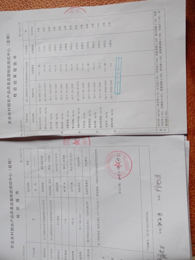 七彩云南楚雄永仁县维的乡农丰果蔬种植专业合作社