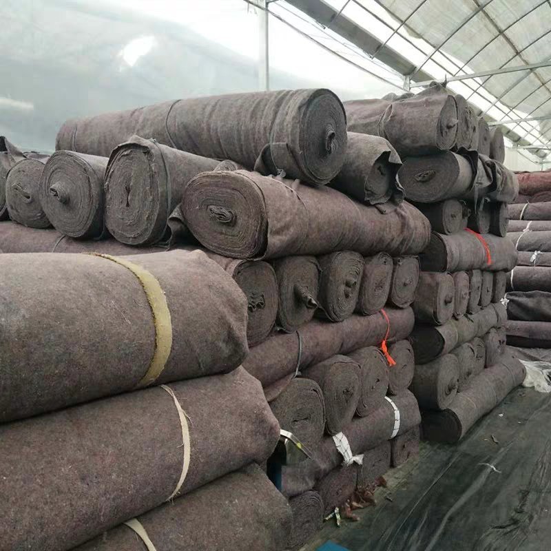 土工布保温被毛毡公路养护路面保湿毯家具包装毯大棚保温毯防