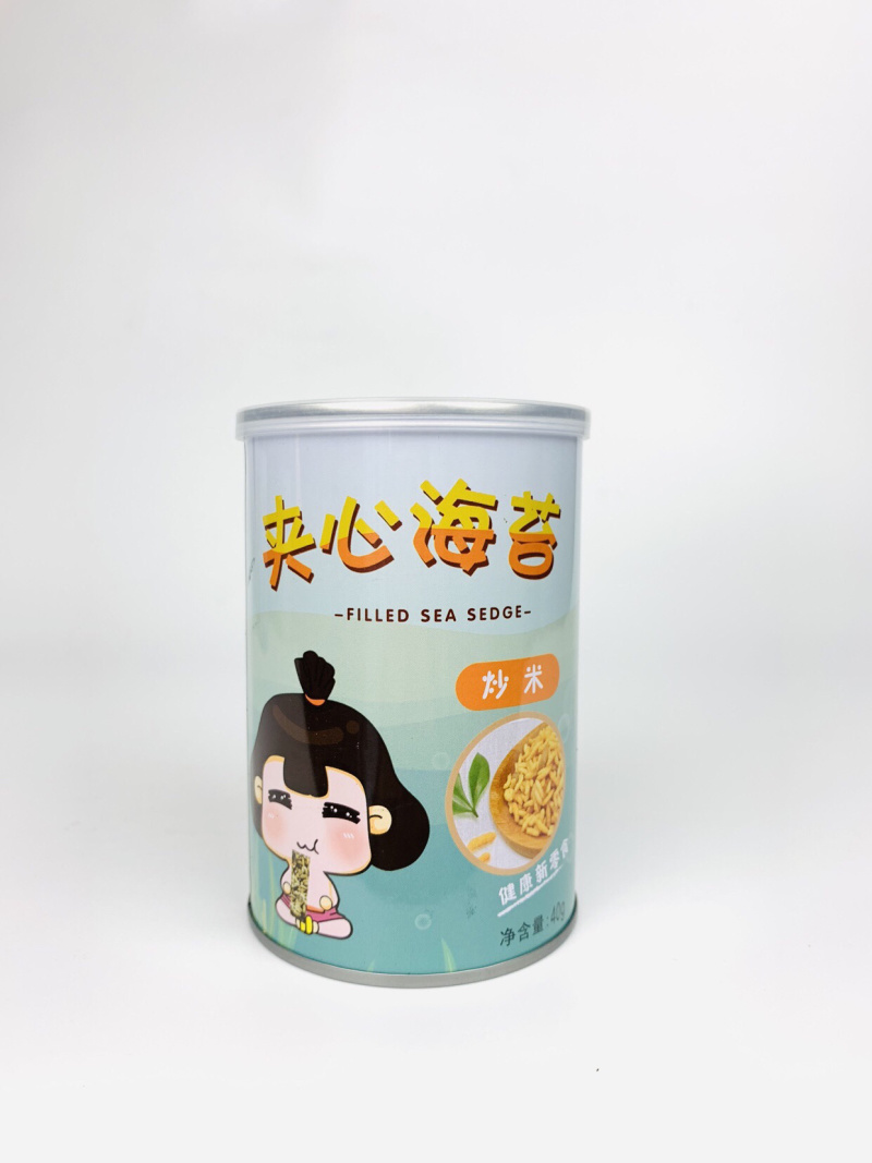 条斑紫菜夹心海苔可发样品