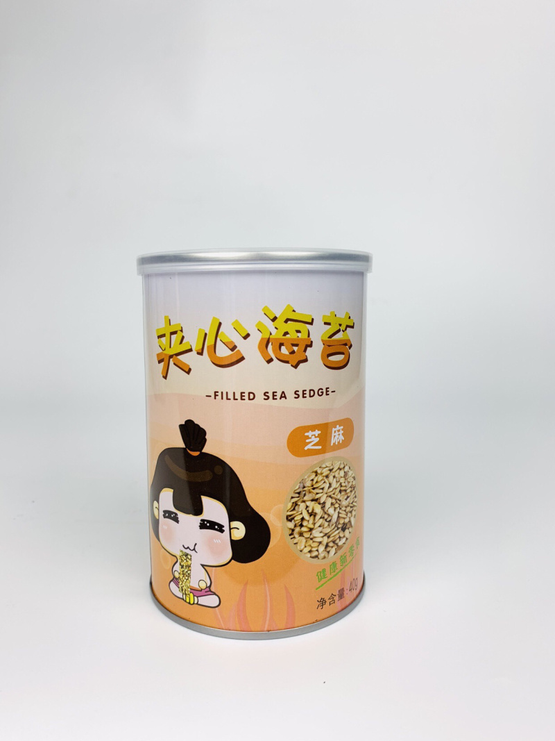 条斑紫菜夹心海苔可发样品