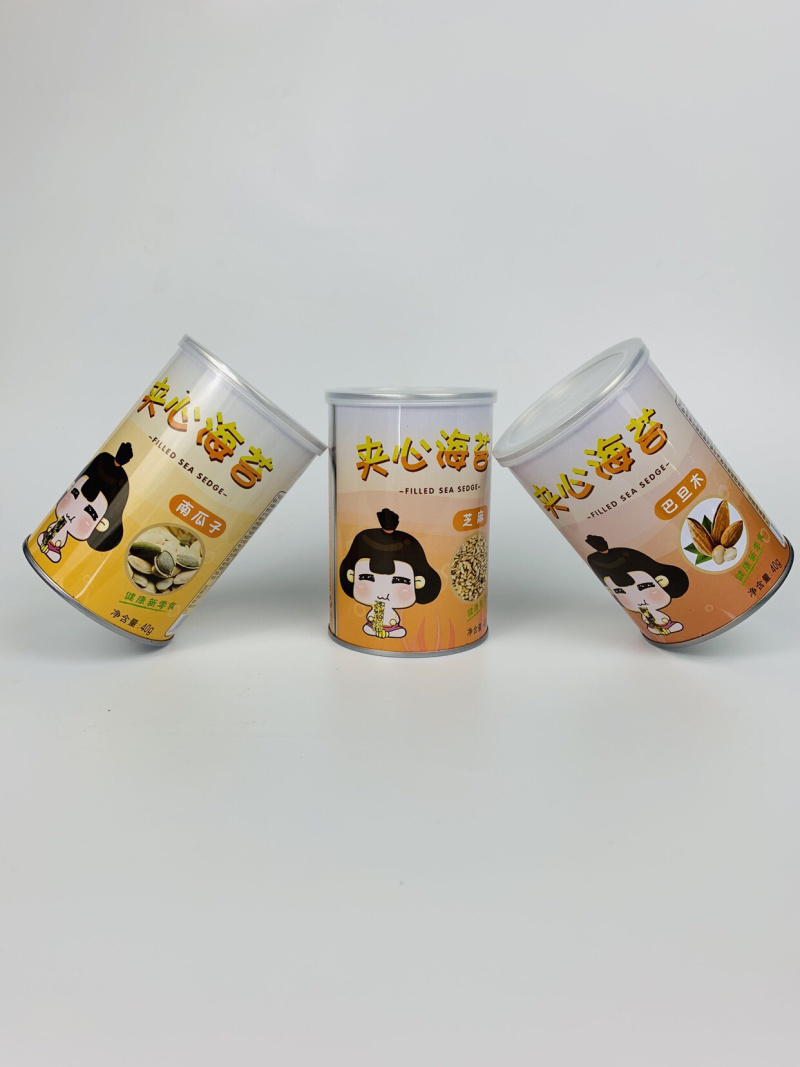 条斑紫菜夹心海苔可发样品