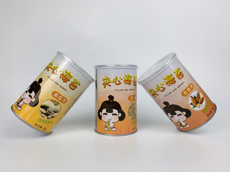 条斑紫菜夹心海苔可发样品