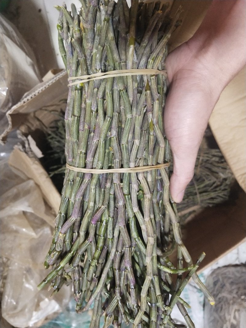 正品霍山铁皮石斛鲜条500g新鲜枫斗颗粒干条仿野生礼盒装