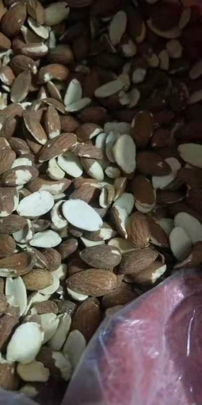 巴旦木仁【杏仁半片】烘焙原料。浙江，新疆进口。