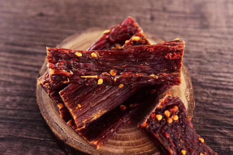 云南香格里拉牛肉干麻辣五香两种口味