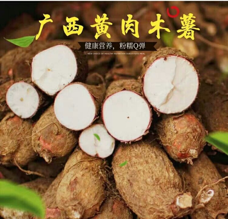 广西新鲜黄心黄肉木薯新鲜现挖甜品糖水一件代发60元