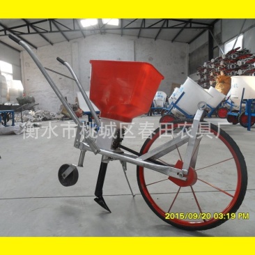手推式人力点播机施肥器