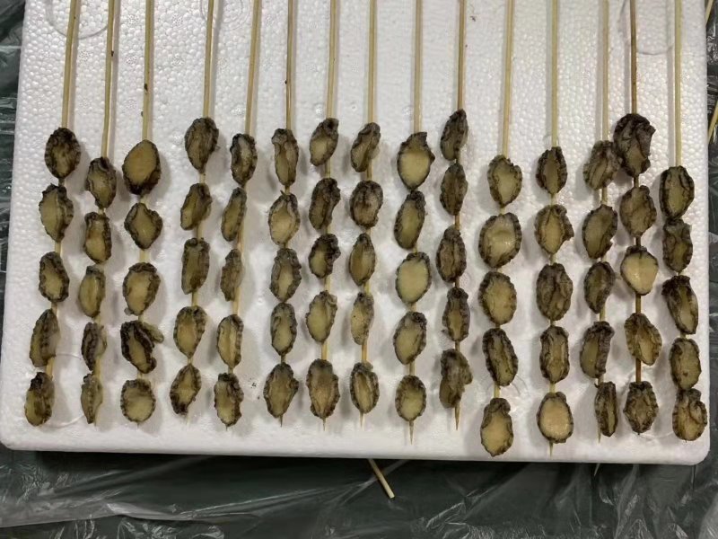 鲍鱼小串烧烤好食材一件十串一串5个鲍鱼