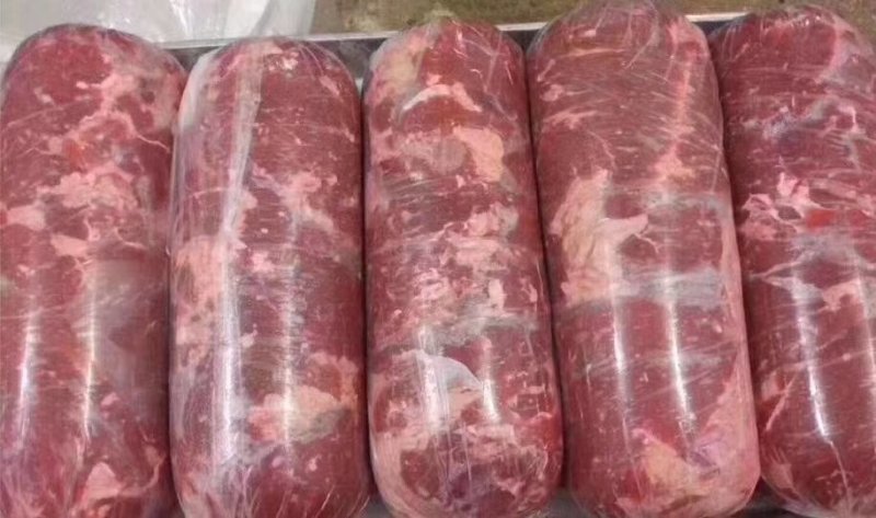 整块牛碎肉纯牛前加工