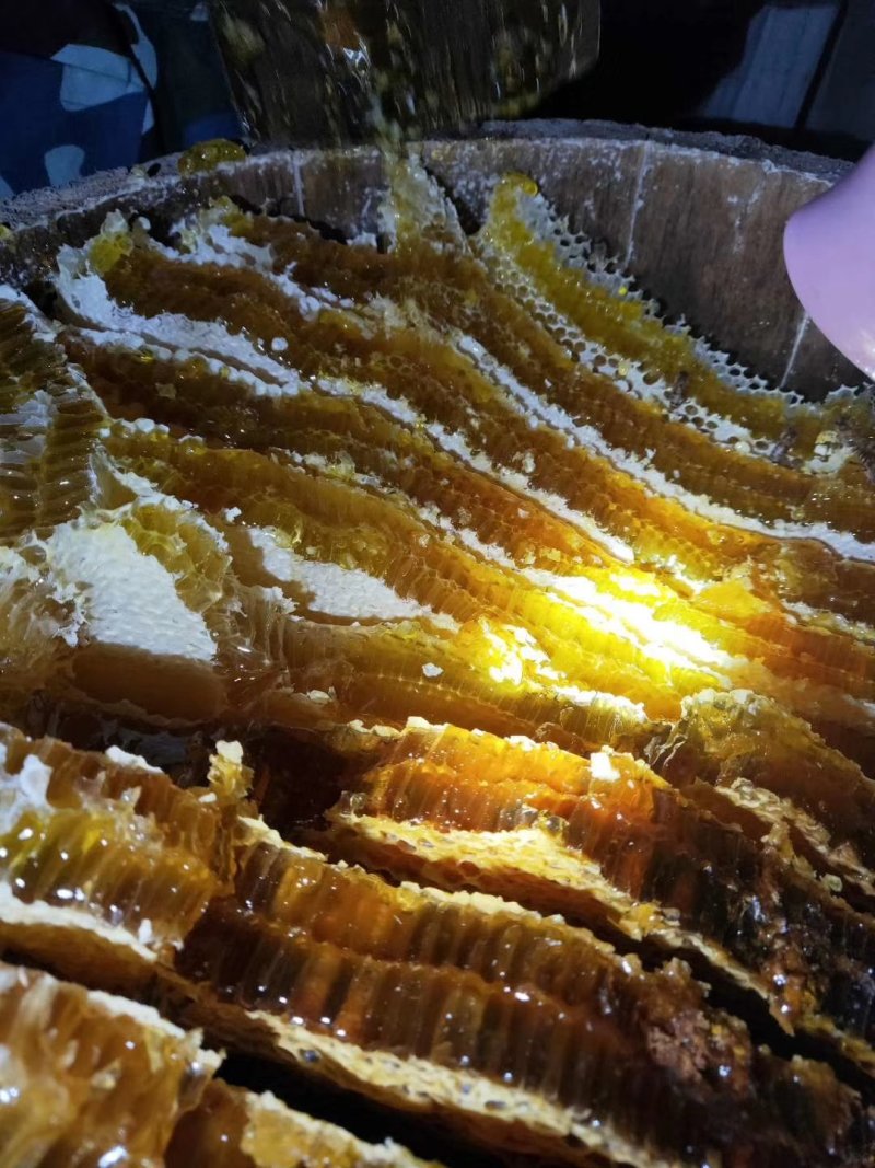 恩施高山百花蜜自家养殖的农村的味天然味道