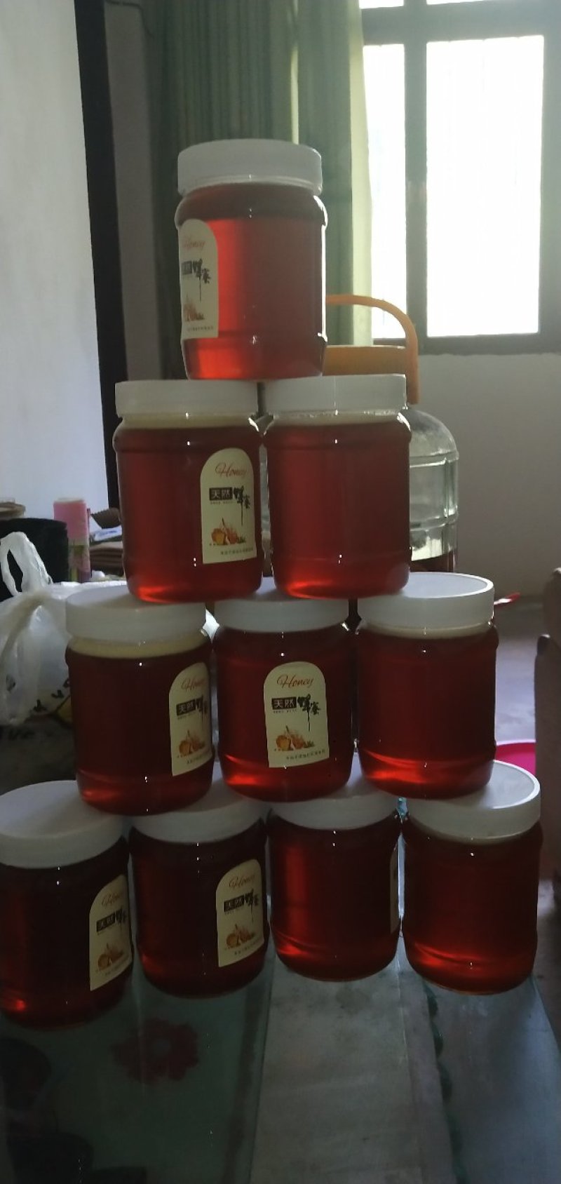 恩施高山百花蜜自家养殖的农村的味天然味道