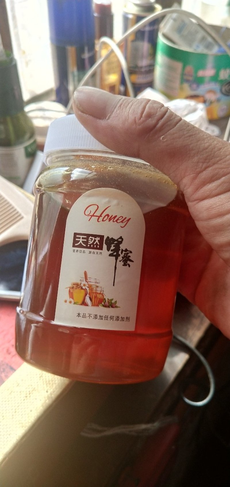 恩施高山百花蜜自家养殖的农村的味天然味道