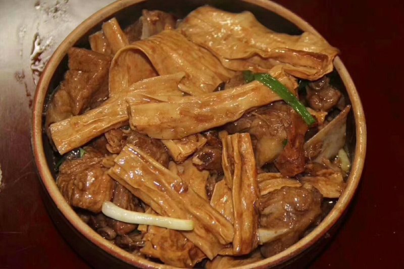 广东河源农家纯黄豆腐竹