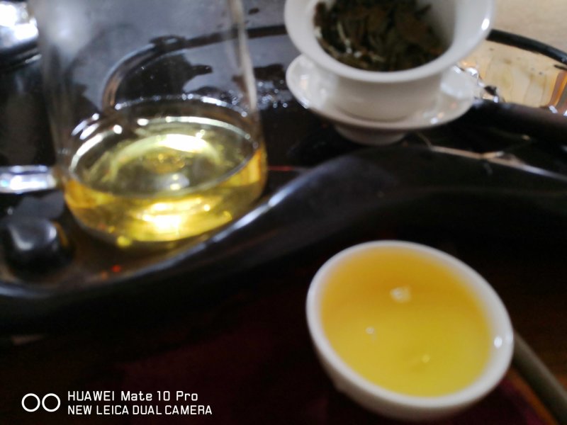 版纳普洱茶晒
