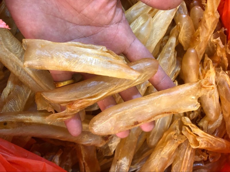 黄花胶筒100头60头礼盒装350克