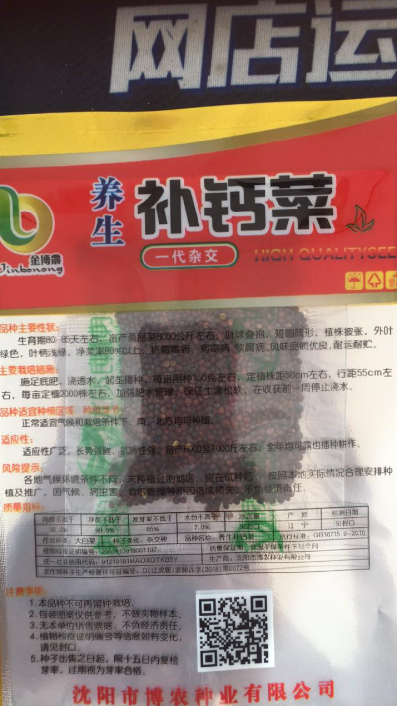 大白菜养生补钙菜种子营养大白菜