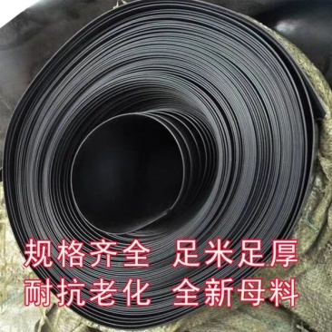 黑色防渗膜鱼塘防渗膜土工膜防漏水池塘防水布鱼池专用塑料布