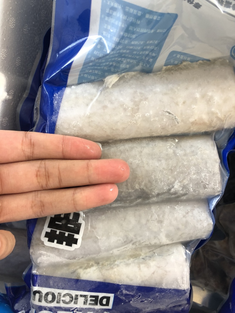 新货精品2-3指大带鱼段全部中段去头去尾