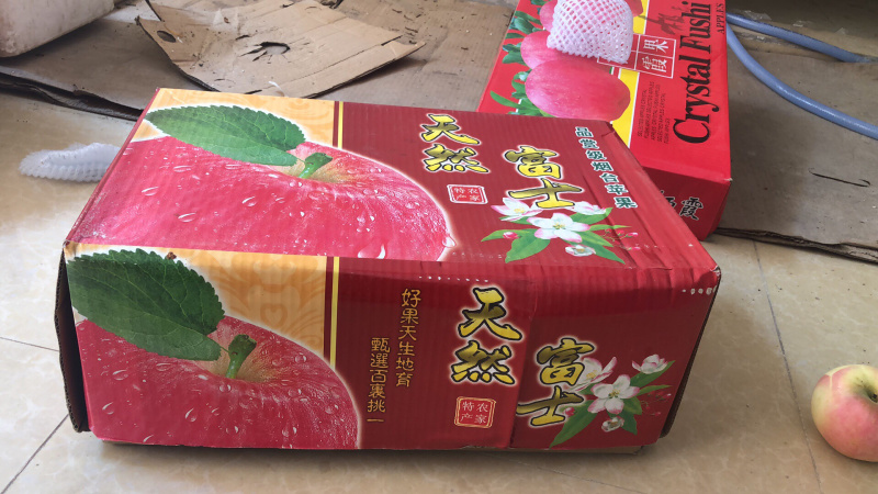 老家拉到广州的红将军苹果低价出