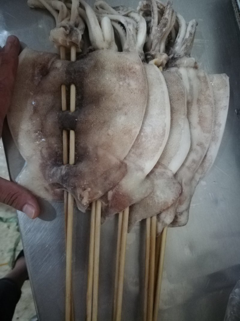 鱿鱼串，鱿鱼，鱿鱼板串，半切鱿鱼串鱿鱼须串