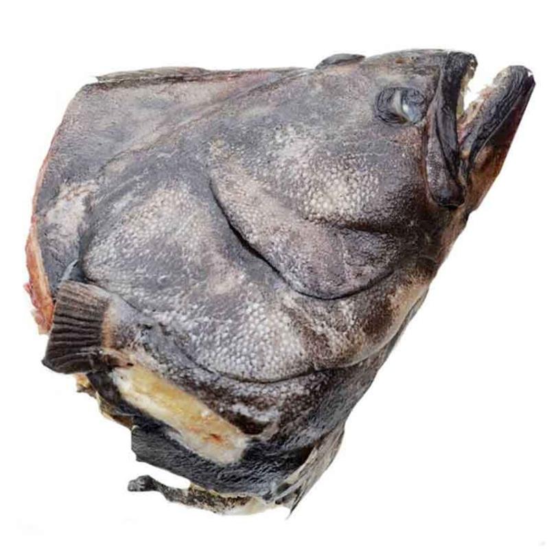 8斤鸦片鱼头俄罗斯进口深海比目鱼海鲜新鲜碟鱼头滋补深海鱼