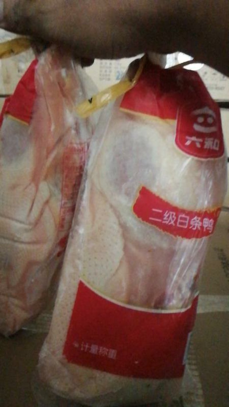 二级白条鸭10吨！价格低，直接如图