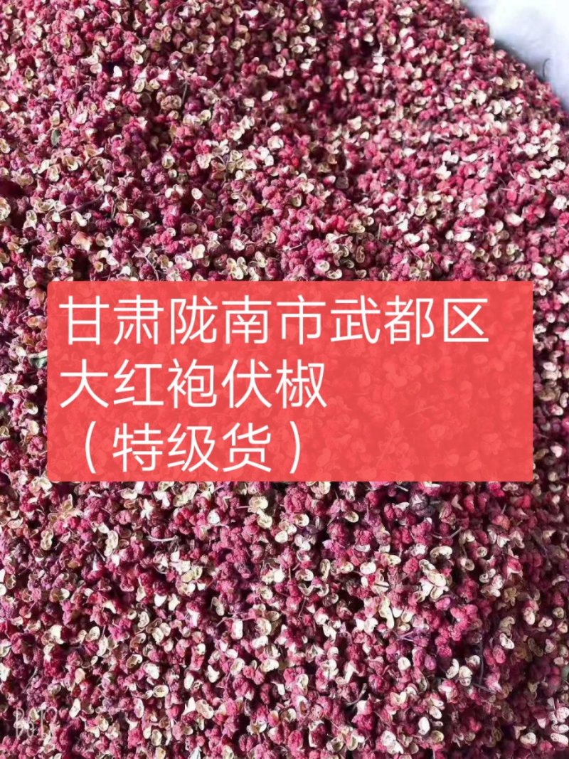 武都花椒:大红袍干花椒一级