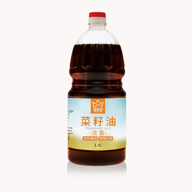 【有好货】【全国包邮】美家餐浓香菜籽油1.8L小瓶油