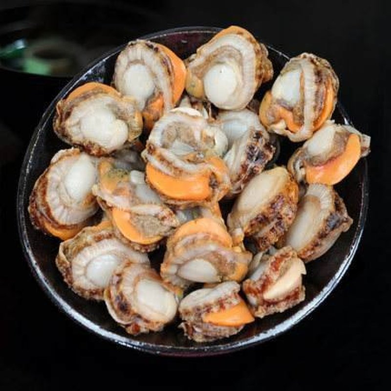 扇贝肉大个头无冰衣带黄20/40