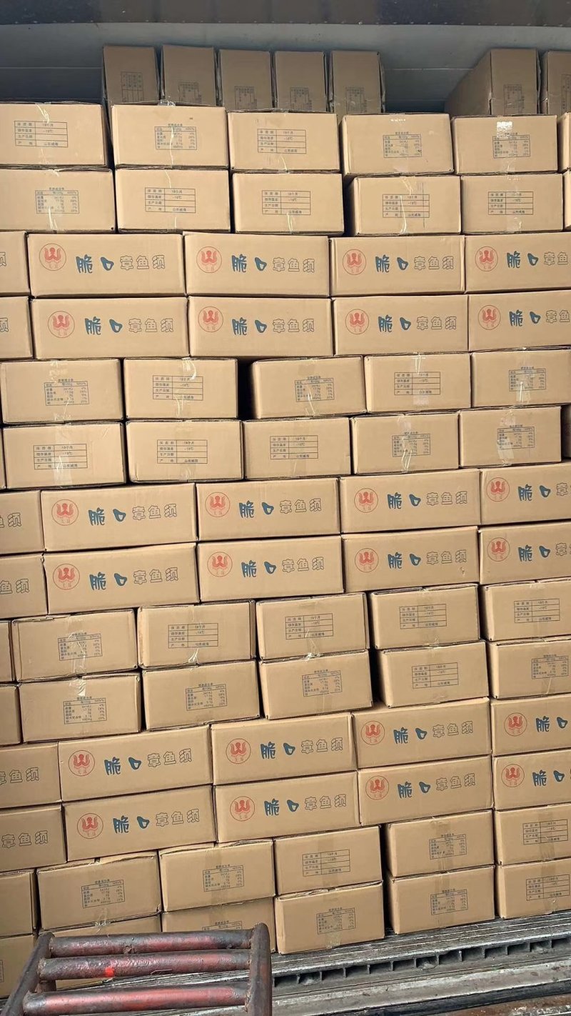 新鲜脆口章鱼脚章鱼须章鱼丸子爆炒好食材