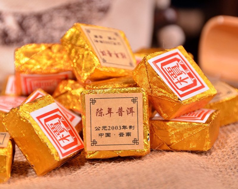 普洱茶熟茶小金砖沱茶一手货源一件代发量大从优包邮