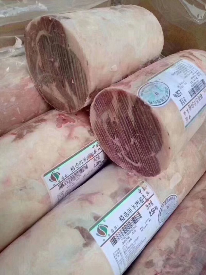 甘肃中盛湖羊卷，肉干，瘦，出成率高