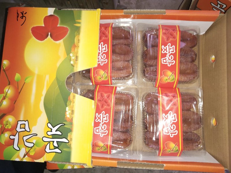 桂林恭城柿饼出口韩国吊饼品质规格支持定制