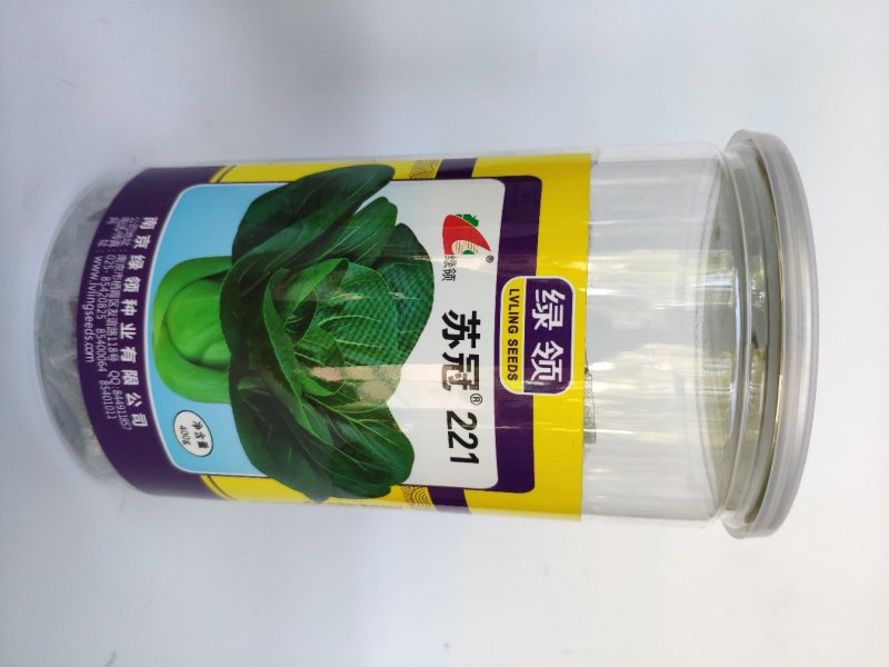 苏冠221黑叶矮脚苏州青青菜种籽