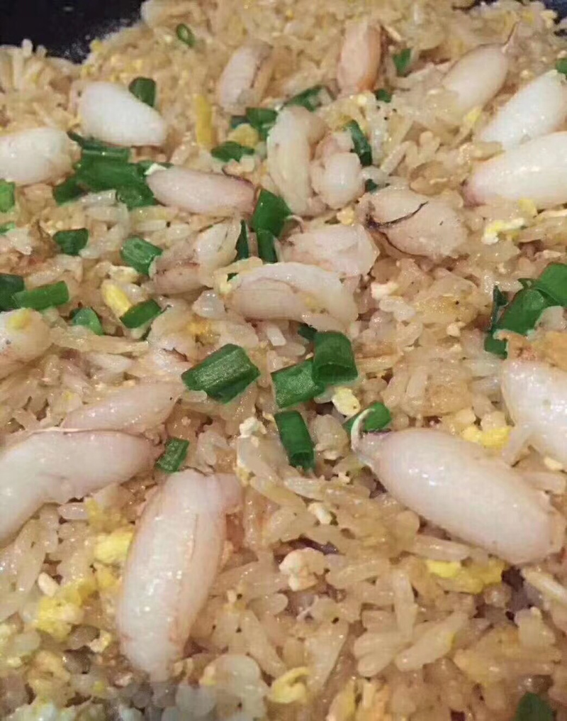 蟹脚肉不泡水不泡药现敲现冻