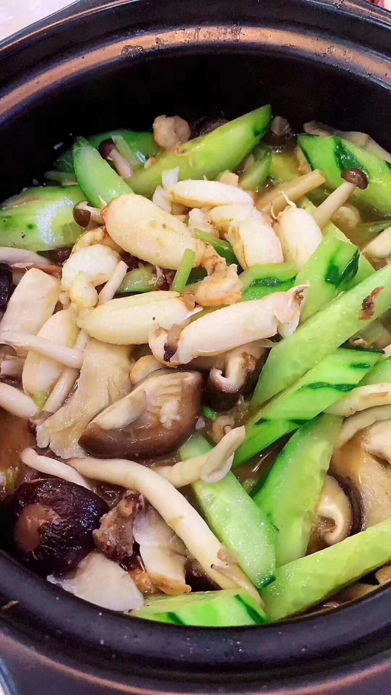 蟹脚肉不泡水不泡药现敲现冻