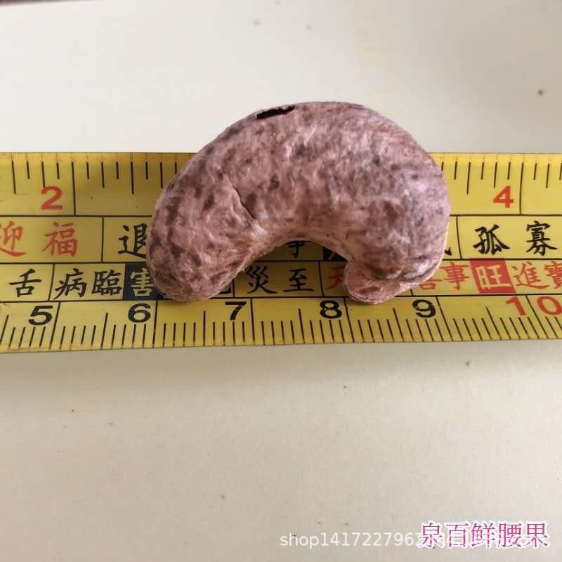腰果W200大颗粒越南原装进口盐焗炭烧带皮紫衣腰果坚