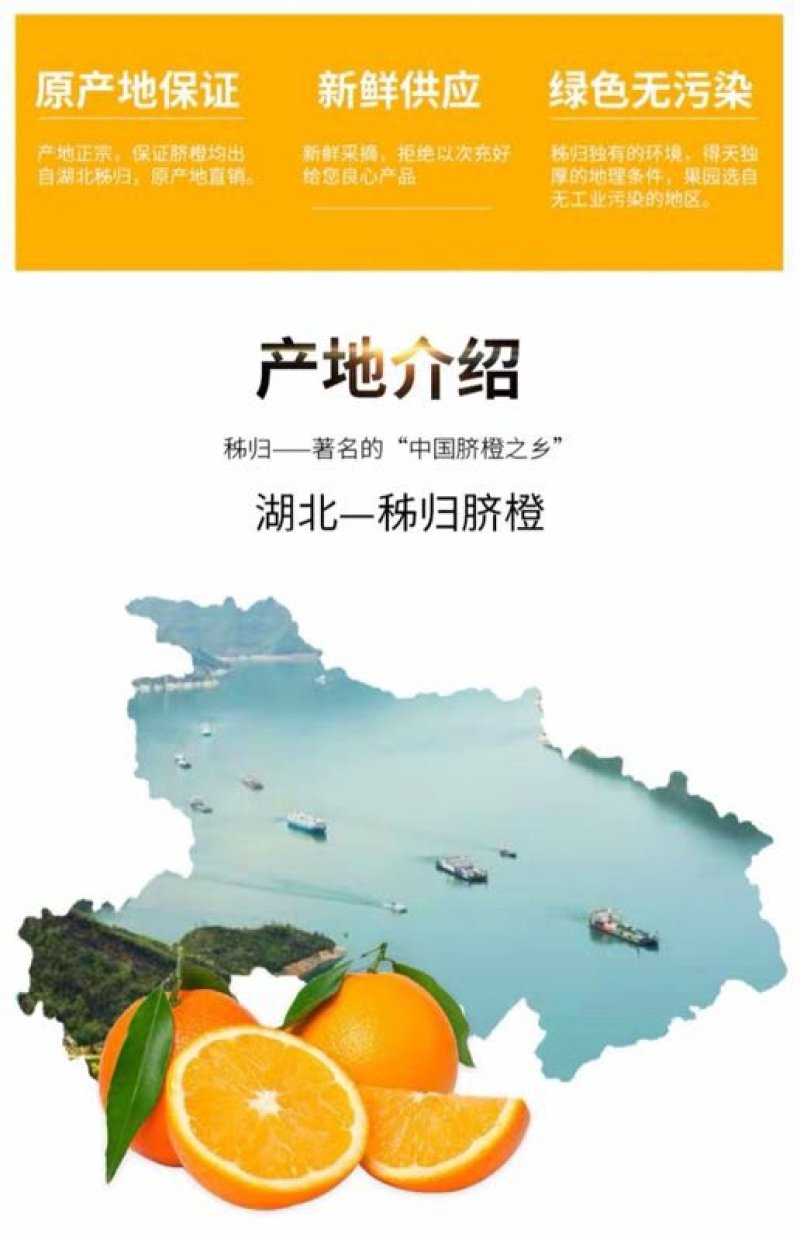 【^_^联系有惊喜】秭归脐橙，产地直供