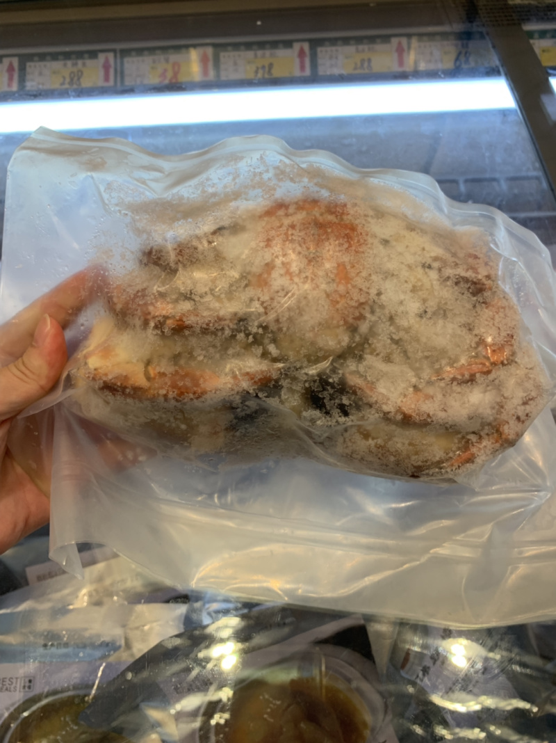 英国熟冻黄道蟹开袋即食