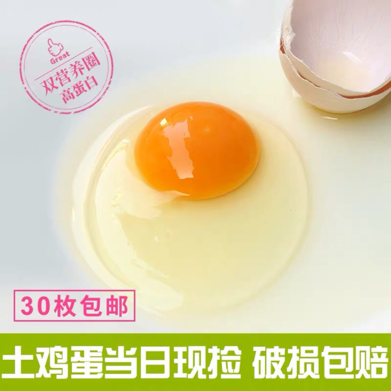 正宗农家土鸡蛋柴鸡蛋笨鸡蛋月子蛋草鸡蛋一件代发