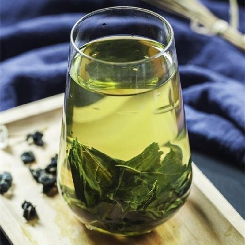 桑叶茶霜后冻干罐装桑叶茶天然野生正品散