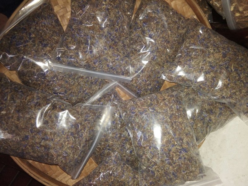 新鲜葛花大花小花干货