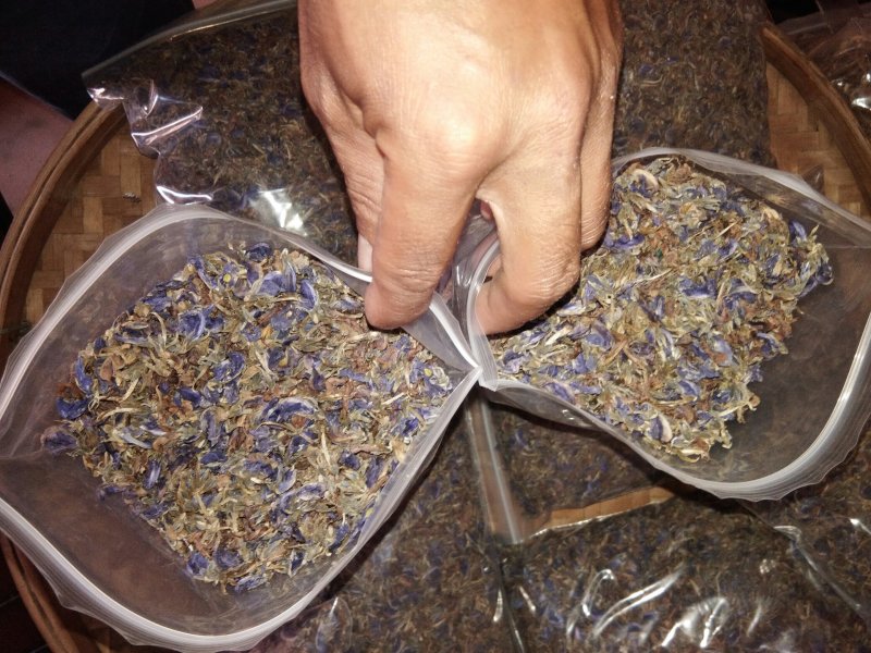 新鲜葛花大花小花干货