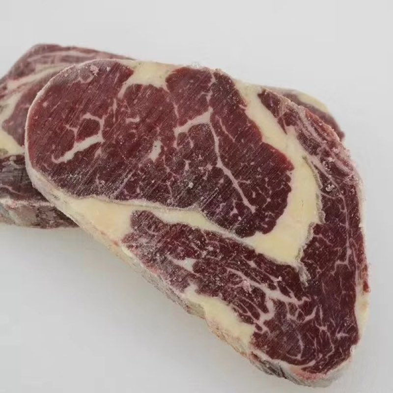 澳洲草饲眼肉芯牛排原切原味厚切清真健身牛排