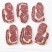 澳洲草饲眼肉芯牛排原切原味厚切清真健身牛排