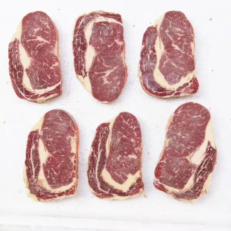 澳洲草饲眼肉芯牛排原切原味厚切清真健身牛排