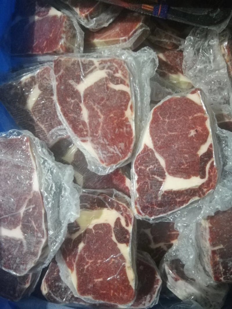 澳洲草饲眼肉芯牛排原切原味厚切清真健身牛排